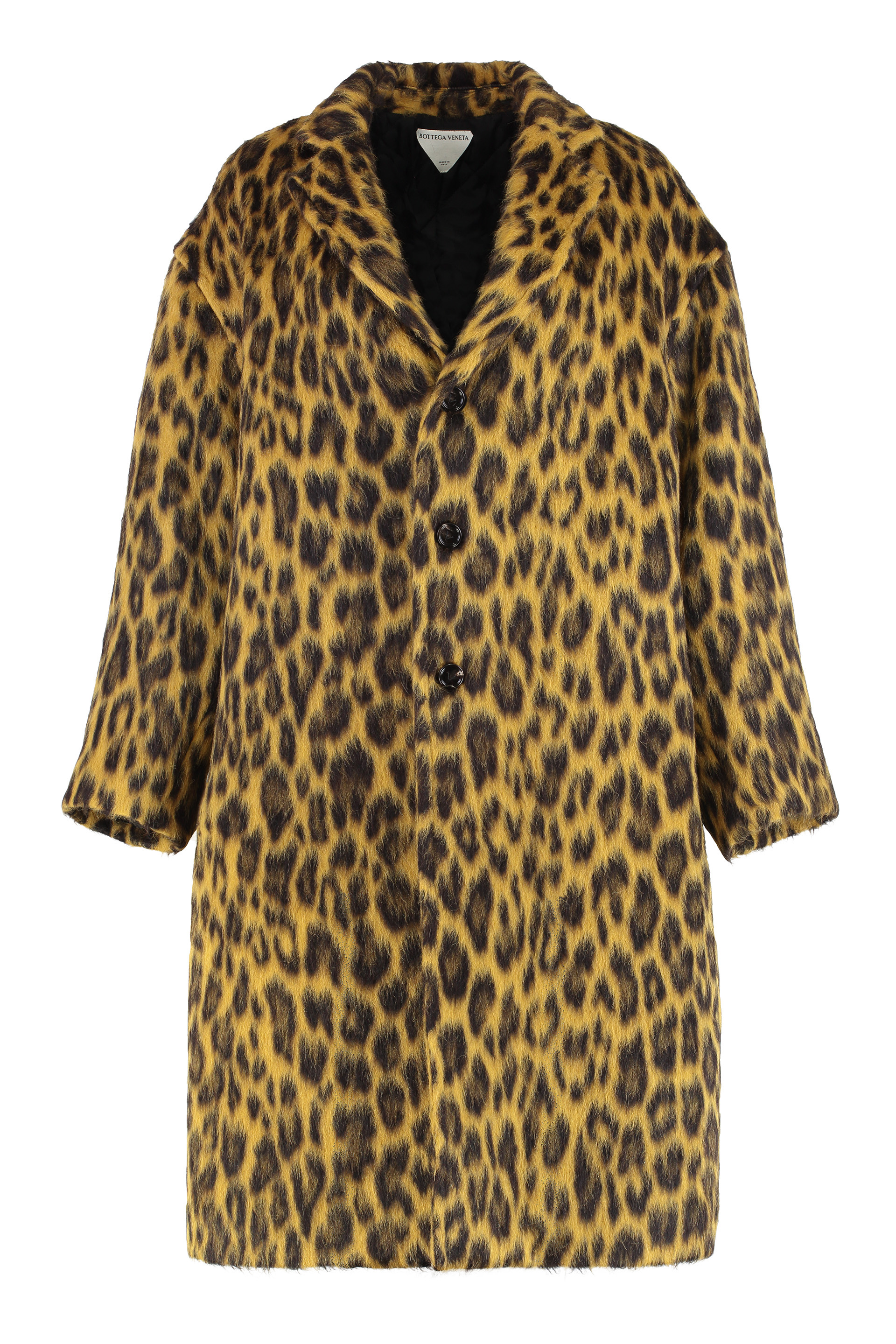 Leopard print oversized coat
