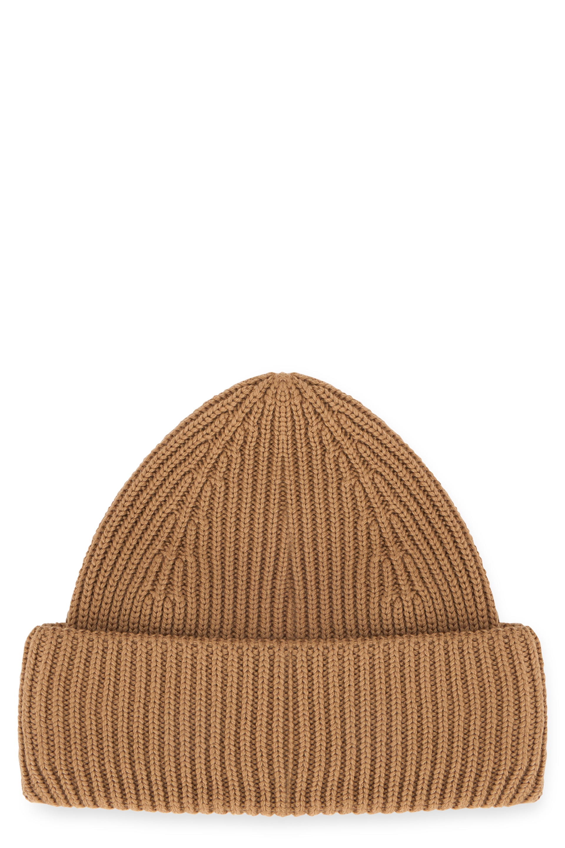 Chic brown knitted hat