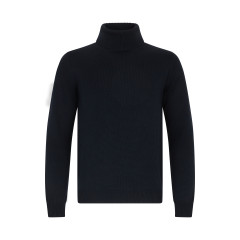 High Neck Sweater in merino wool