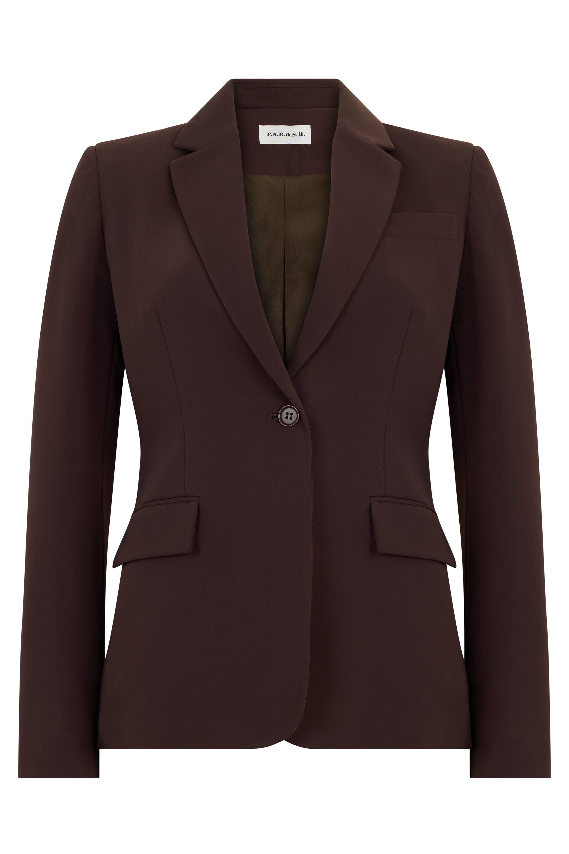 Single-breasted blazer in cady