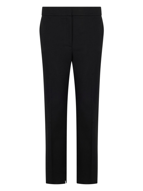Tailored pants with mid-rise
