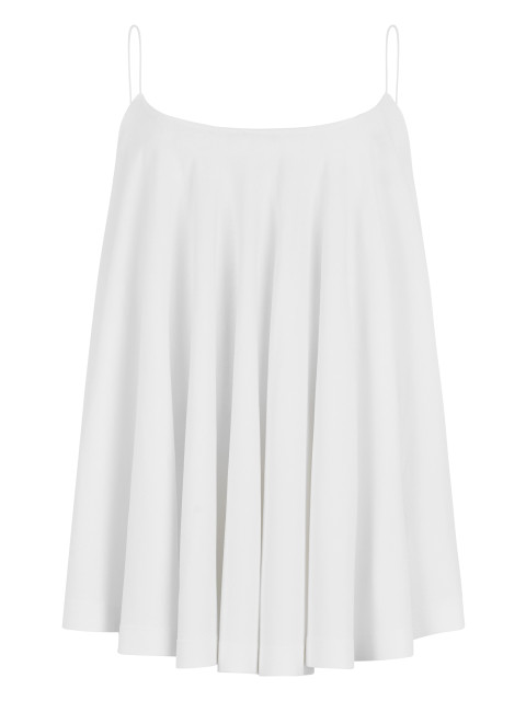 Top in voile with straps