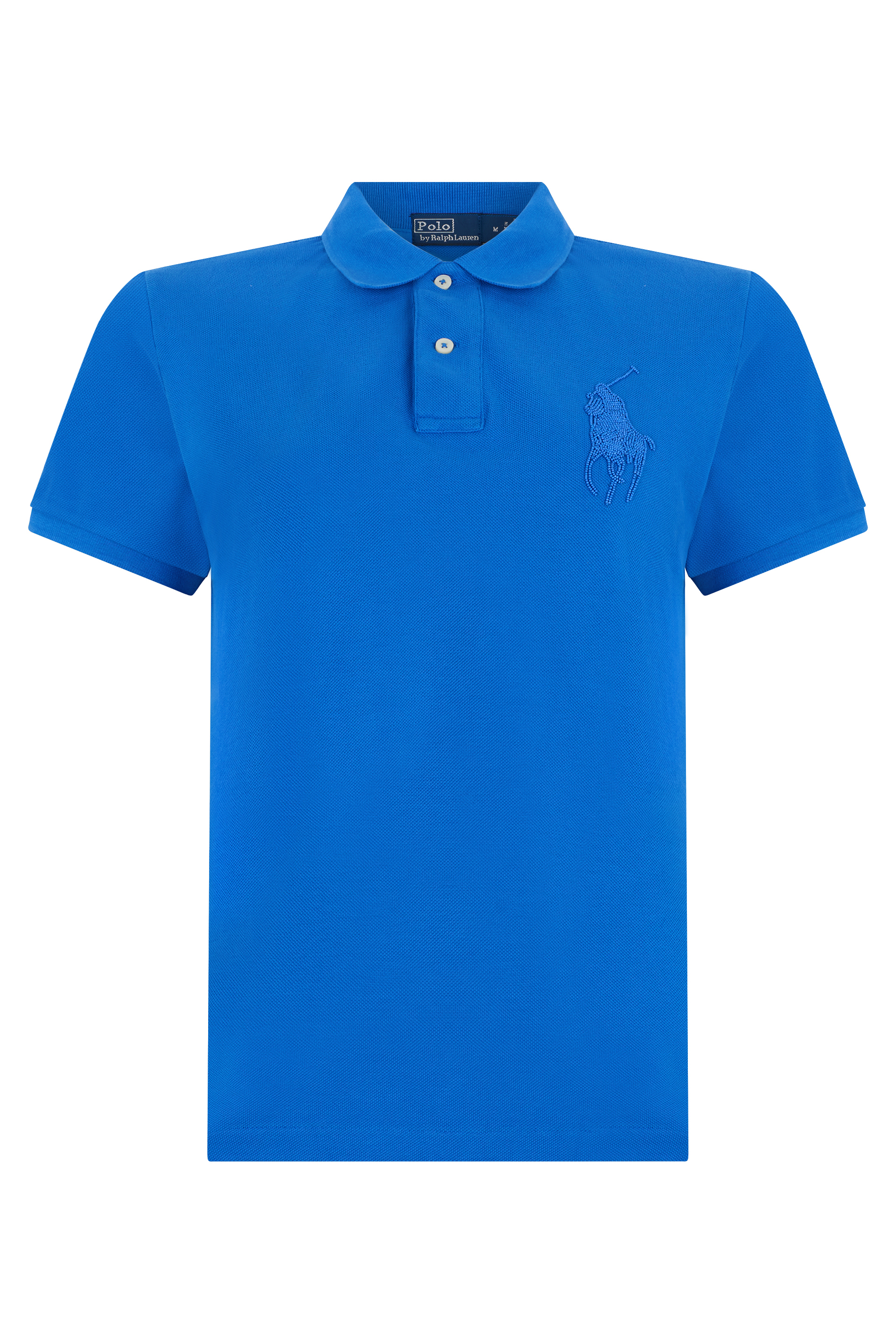 Cotton polo with logo