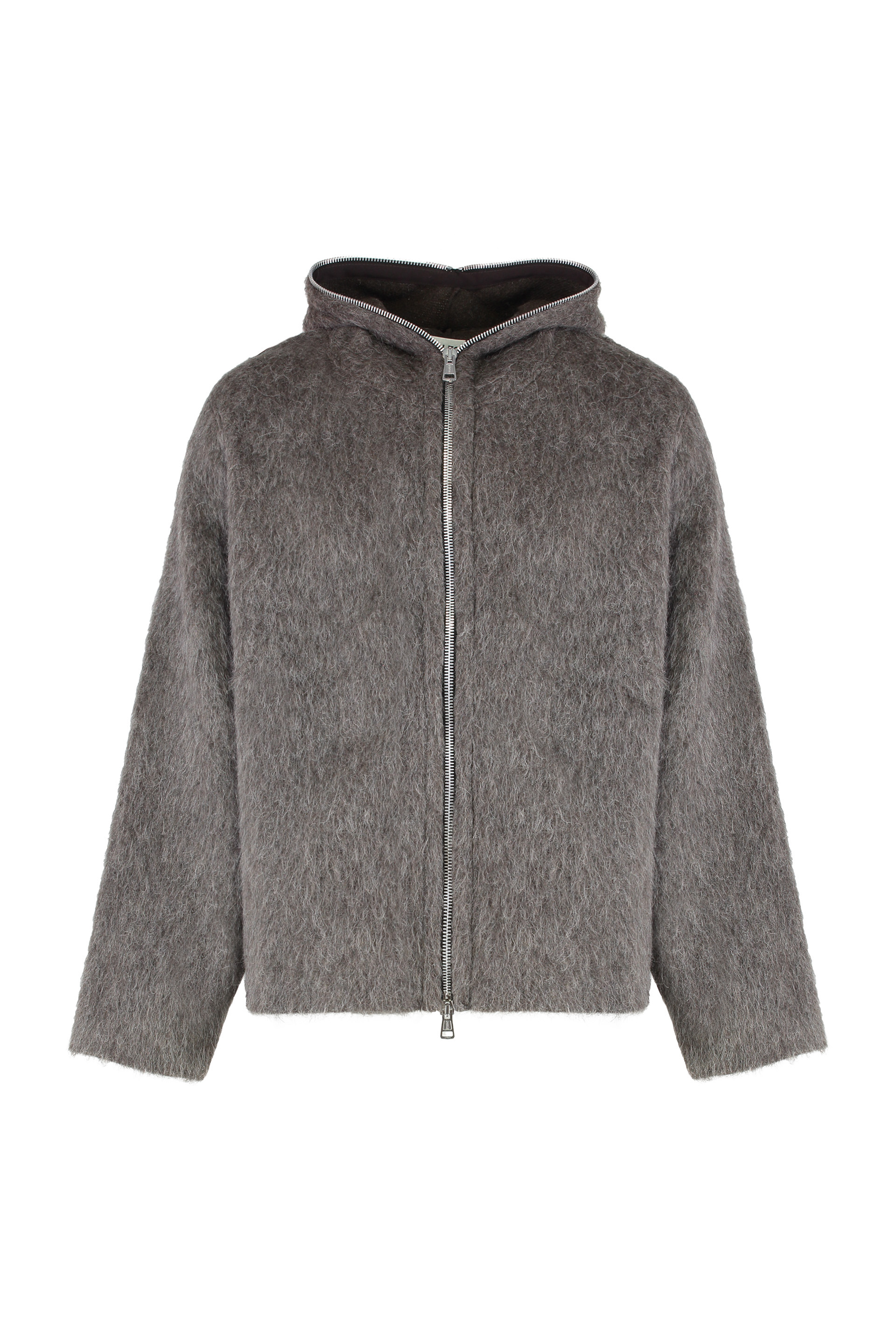 Hoodie in wool
