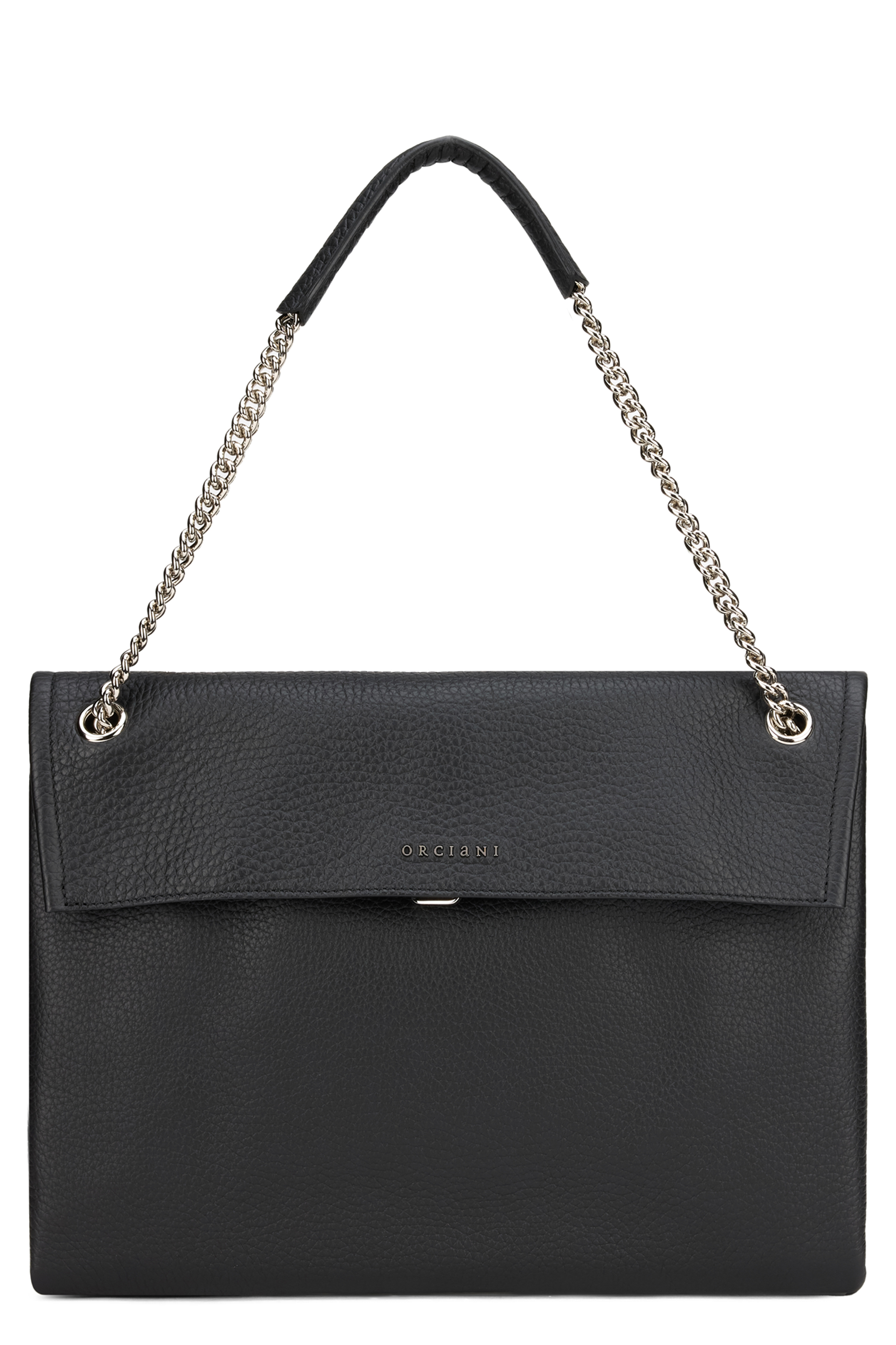 Orciani Venus Midi shoulder bag in hammered leather