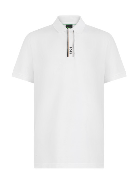 Short-sleeve polo in cotton