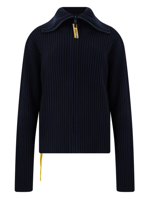 Cardigan with zipper