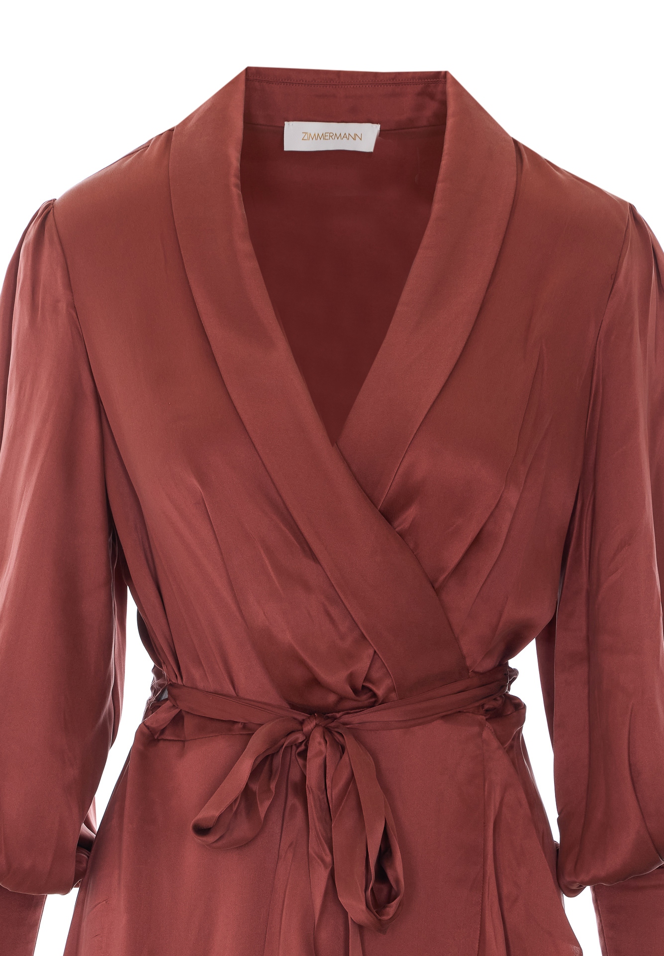 [Zimmermann] Long sleeve dress FW26 8066DF26RBLSHR