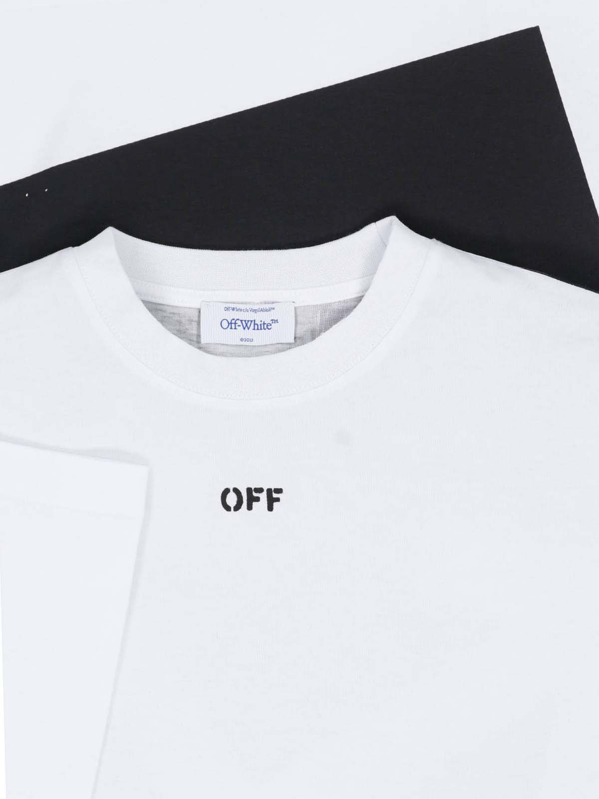 [Off-White] T-shirts Long Sleeve FW26 44MAB09CF26J001100WHITE