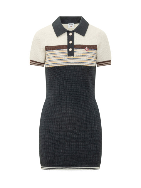 [Casablanca] Short sleeve dress FW26 WAW26KW1453 01