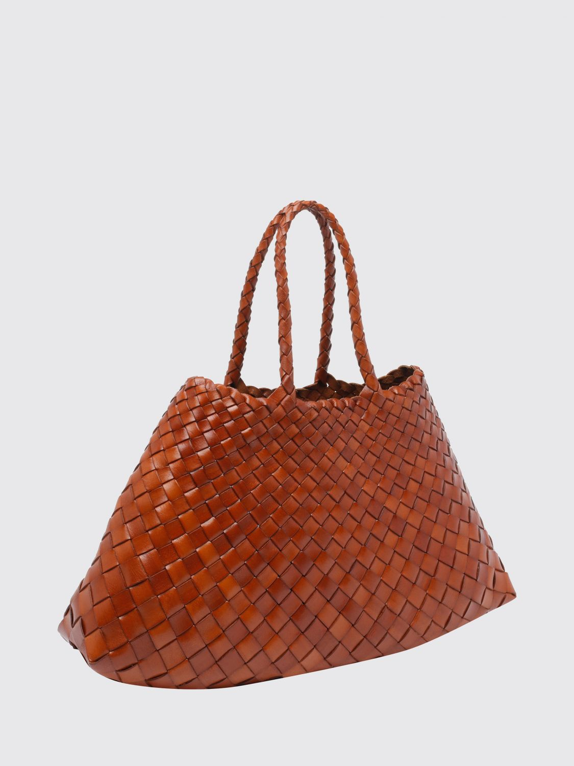 [DRAGON DIFFUSION] Tote bag FW26 8893 TAN BLACK EDGE