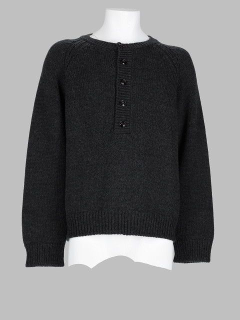 [Our Legacy] T-shirts Short Sleeve FW26 M4263SC_CHARCOALDRYMERINOWOOL