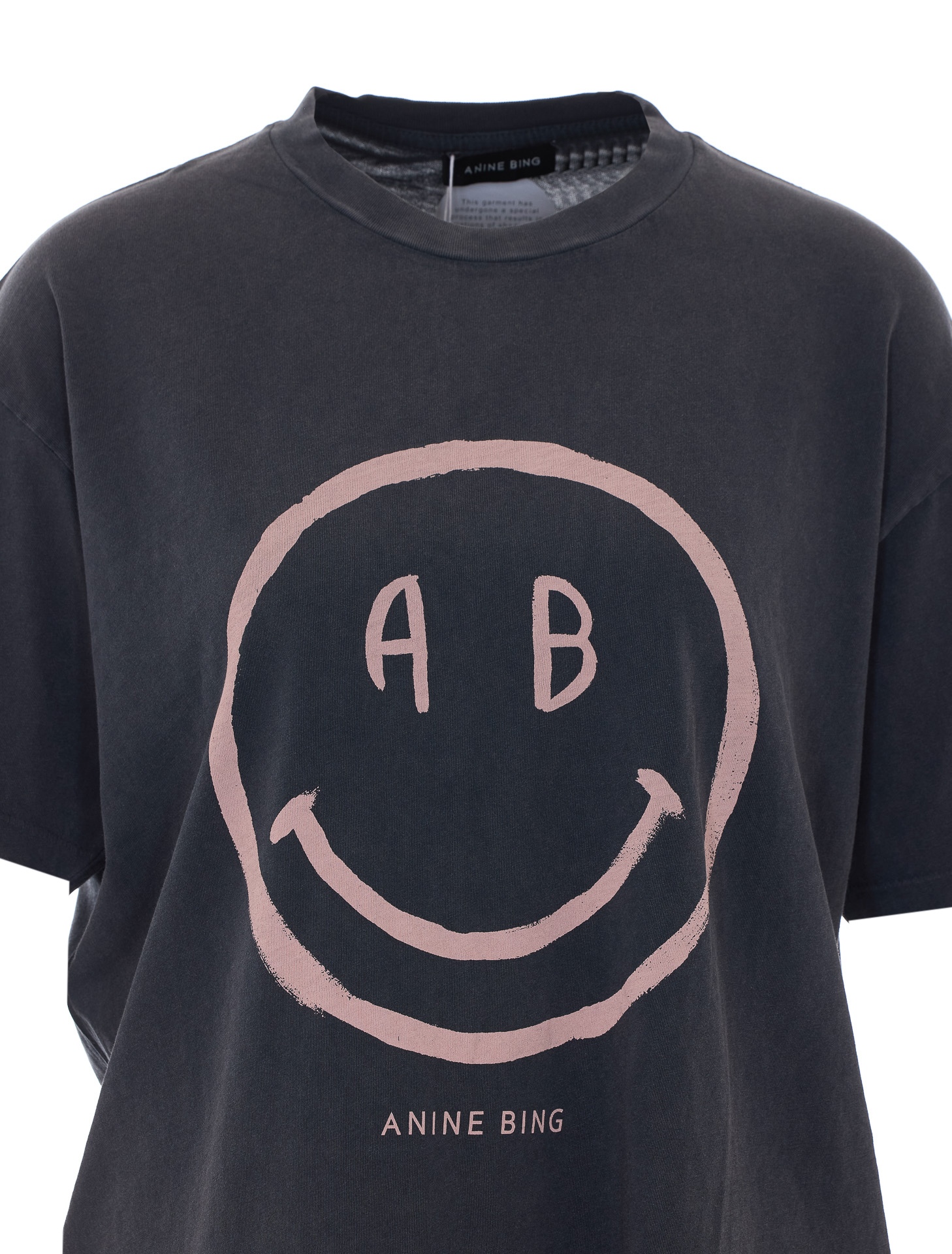 [Anine Bing] T-shirts Short Sleeve FW26 A0812928WHG1GREY