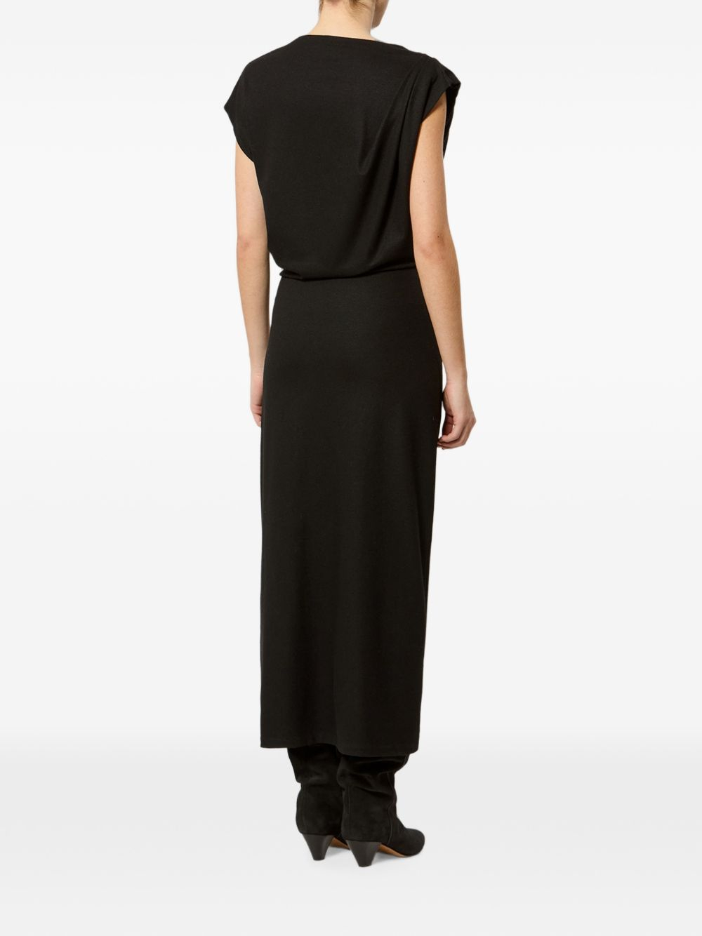 [Marant Etoile] Sleeveless dress FW26 RO0260FD D3K05E 01BK