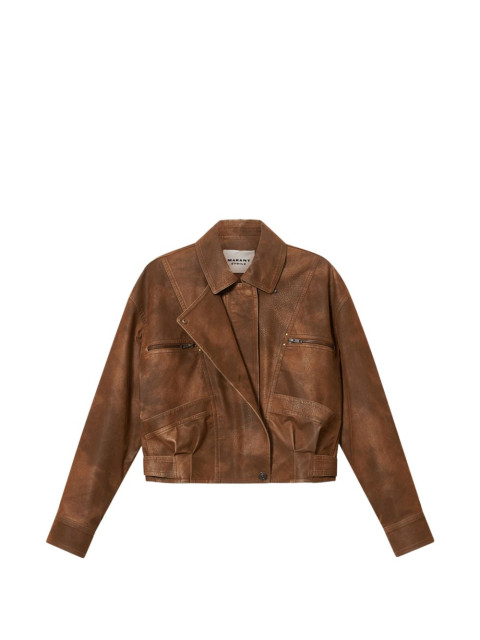 [Marant Etoile] Leather Jacket FW26 VE0732FA D3B01E 50BW