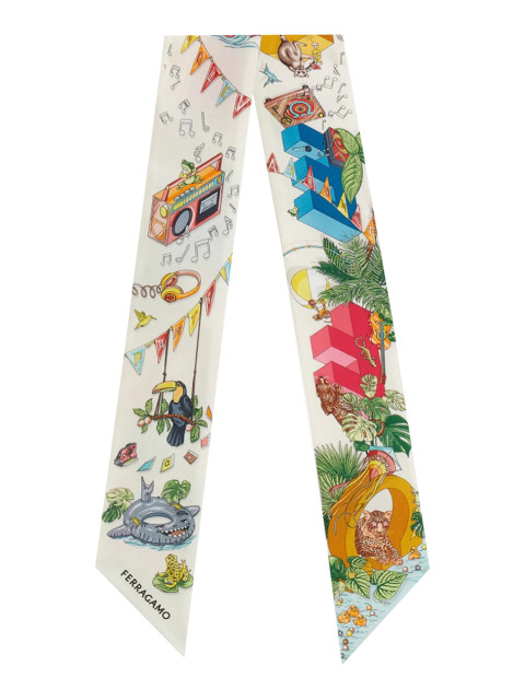 [Salvatore Ferragamo] Scarf FW26 795108321281MULTICOLOR