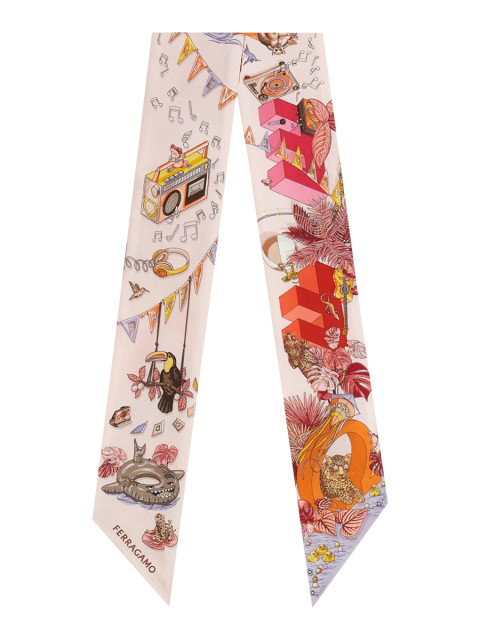 [Salvatore Ferragamo] Scarf FW26 795109321281ROSA