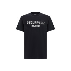 "Dsquared2 Milano" 로고가 프린트된 티셔츠