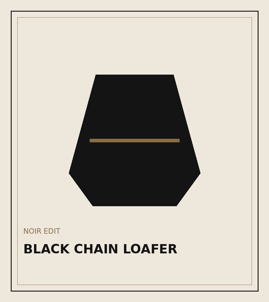 CLASSIC CHAIN LOAFER